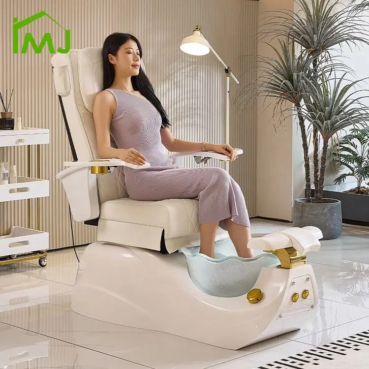 Nail Salon Foot Care Manicure Chair Electric Reclining Pedicure Spa Chair — image 4