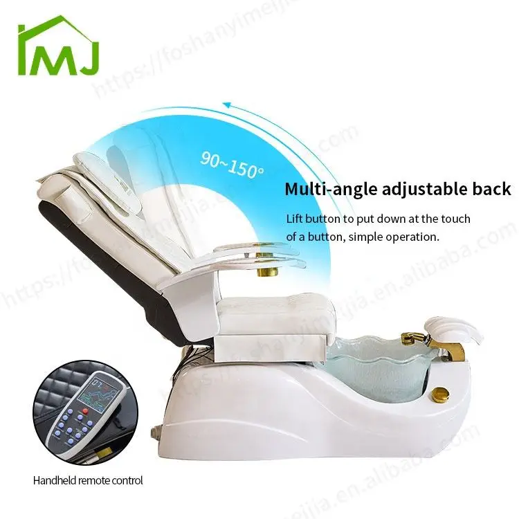 Nail Salon Foot Care Manicure Chair Electric Reclining Pedicure Spa Chair — image 5