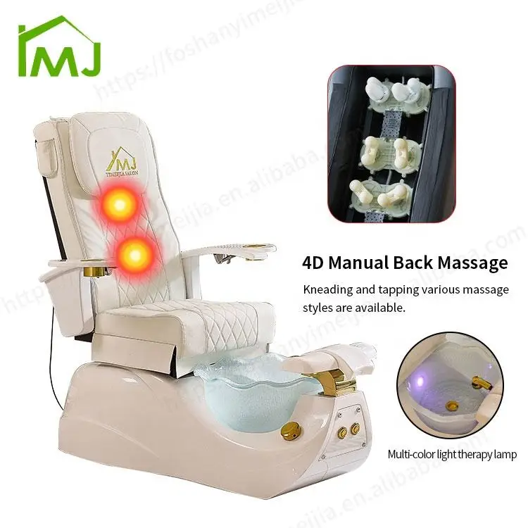 Nail Salon Foot Care Manicure Chair Electric Reclining Pedicure Spa Chair — image 6