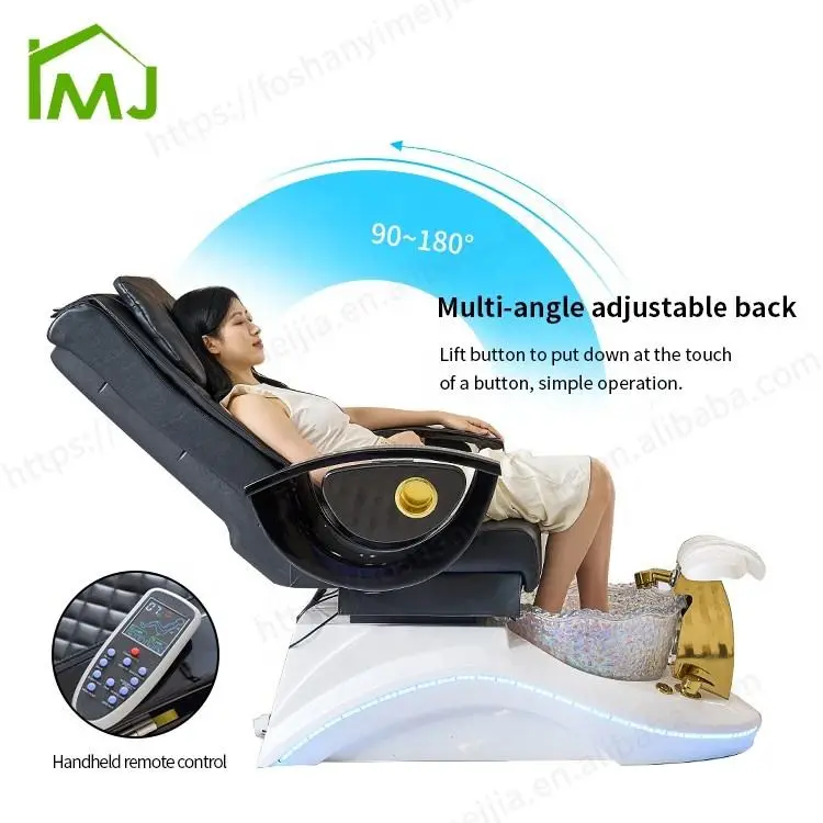 Modern Electric Reclining Salon Foot Care Manicure Chair Throne Pedicure Chair — view 5
