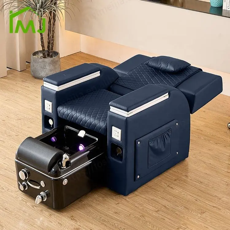 Custom Nail Salon Foot Spa Chair Multifunction Electric Massage Manicure Chair Pedicure Chair — image 4