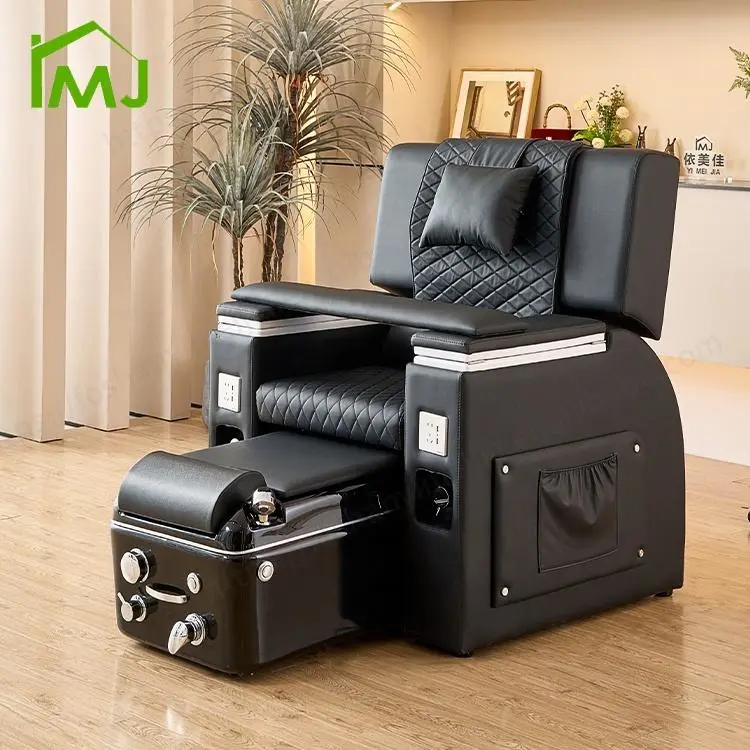 Nail Beauty Salon Manicure Foot Bathing Massage Chair Electric Massage Pedicure Spa Chair — view 1