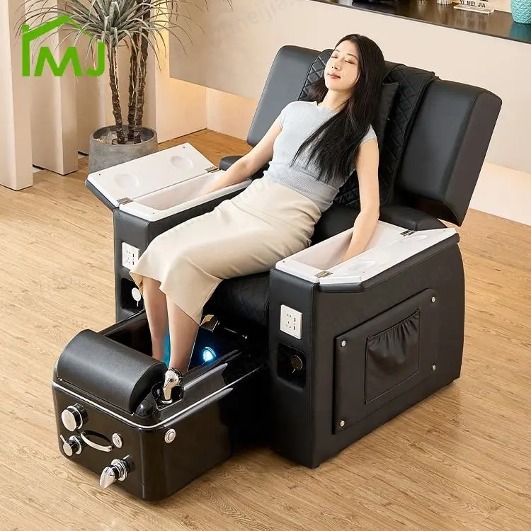 Nail Beauty Salon Manicure Foot Bathing Massage Chair Electric Massage Pedicure Spa Chair — image 3