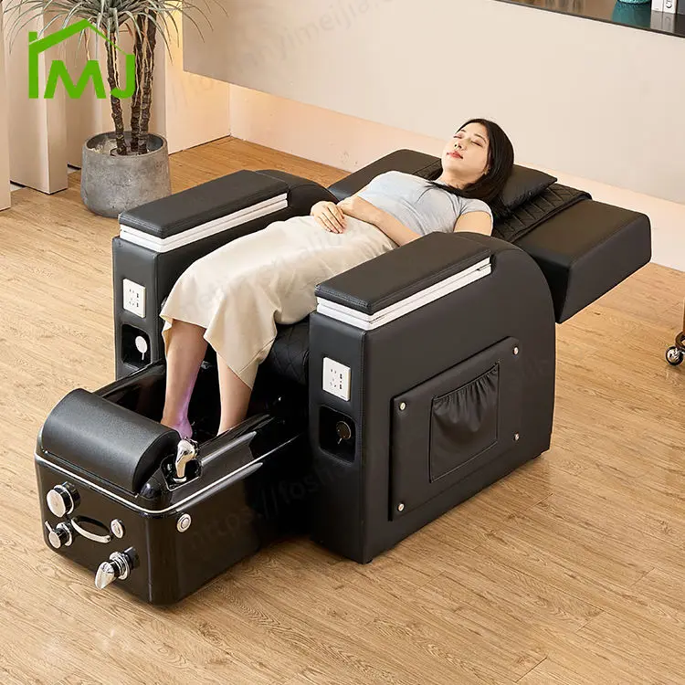 Nail Beauty Salon Manicure Foot Bathing Massage Chair Electric Massage Pedicure Spa Chair — image 4
