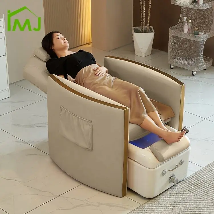 Nail Salon Multifunction Foot Massage Care Manicure Chair Throne Pedicure Chair — view 3