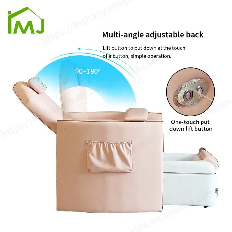 Nail Salon Multifunction Foot Massage Care Manicure Chair Throne Pedicure Chair — view 4