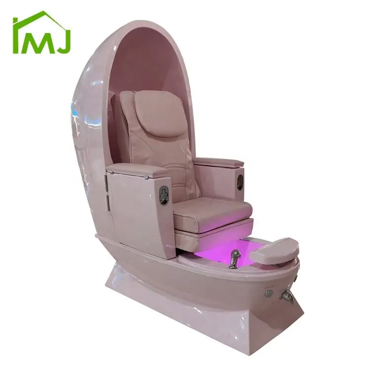 Luxury Nail Foot Bathing Table Manicure Foot Spa Chair Electric Massage Throne Pedicure Chair — view 2