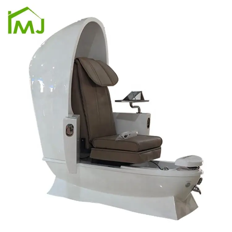 Luxury Nail Foot Bathing Table Manicure Foot Spa Chair Electric Massage Throne Pedicure Chair — view 5