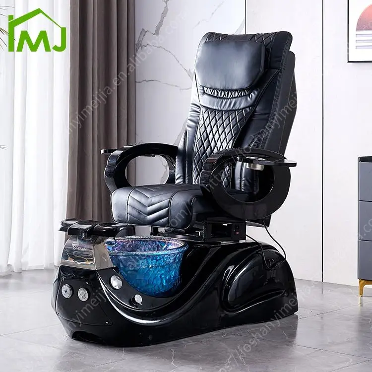 Luxury Salon Furniture Electric Manicure Nail Foot Spa Massage Pedicure Chair — view 1