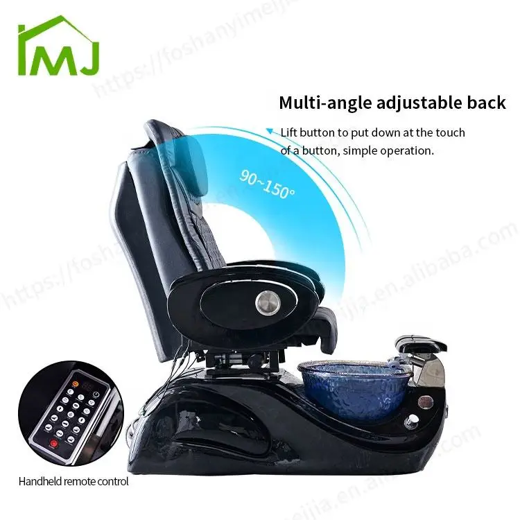Luxury Salon Furniture Electric Manicure Nail Foot Spa Massage Pedicure Chair — image 6