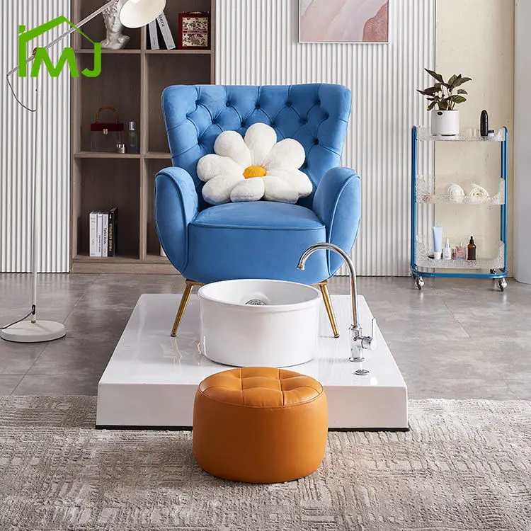 Nail Salon Whirlpool Discharge Pump Foot Bath Chair Manicure Pedicure Spa Chair — view 3