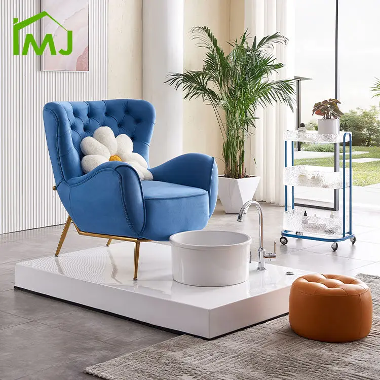 Nail Salon Whirlpool Discharge Pump Foot Bath Chair Manicure Pedicure Spa Chair — view 4