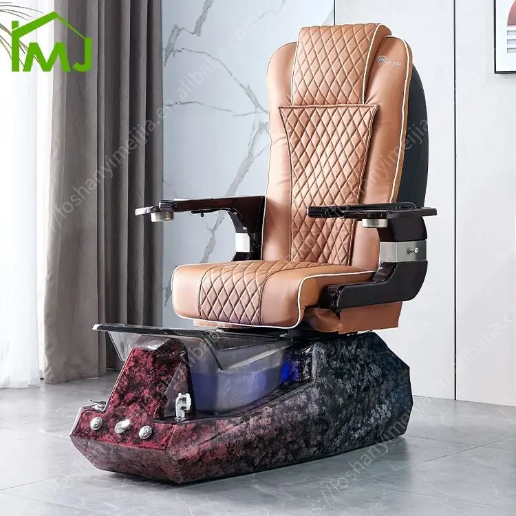 Customized Nail Salon Foot Spa Bath Massage Manicure Pedicure Chair — view 1