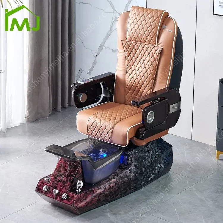 Customized Nail Salon Foot Spa Bath Massage Manicure Pedicure Chair — view 3