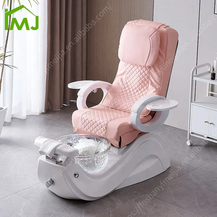 Beauty Salon Electric Nail Whirlpool Discharge Pump Foot Spa Massage Pedicure Chair — view 1