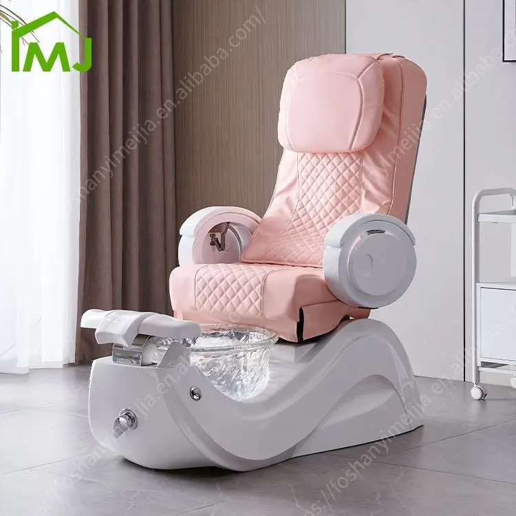 Beauty Salon Electric Nail Whirlpool Discharge Pump Foot Spa Massage Pedicure Chair — image 4