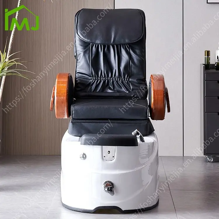 Modern Beauty Salon Electric Manicure Foot Spa Massage Pedicure Chair — image 3
