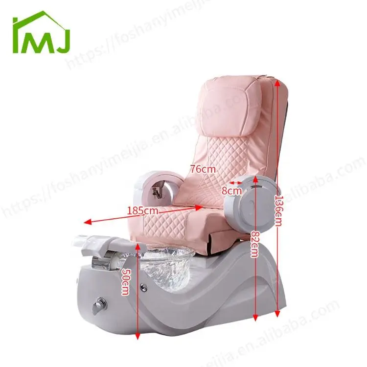 Beauty Salon Electric Nail Whirlpool Discharge Pump Foot Spa Massage Pedicure Chair — image 7