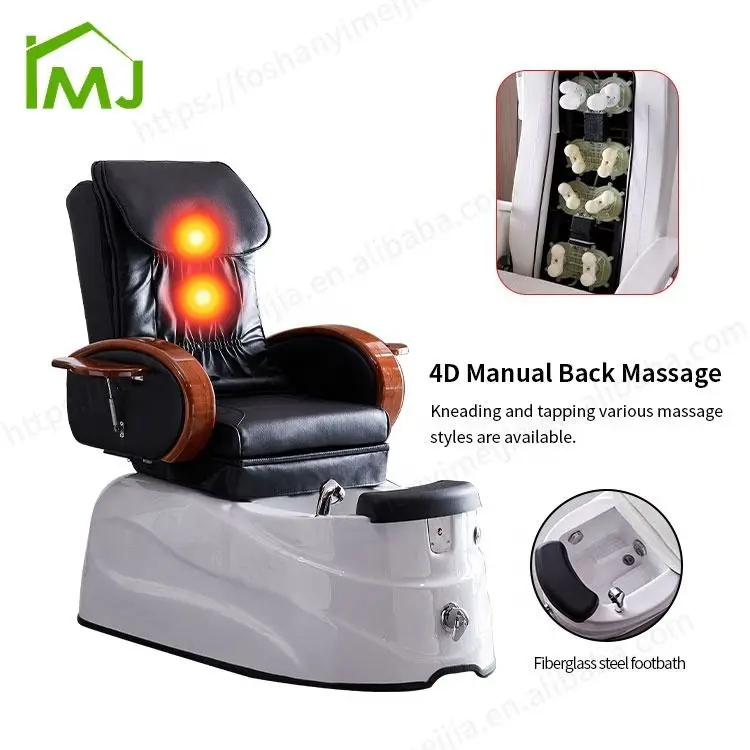 Modern Beauty Salon Electric Manicure Foot Spa Massage Pedicure Chair — image 5