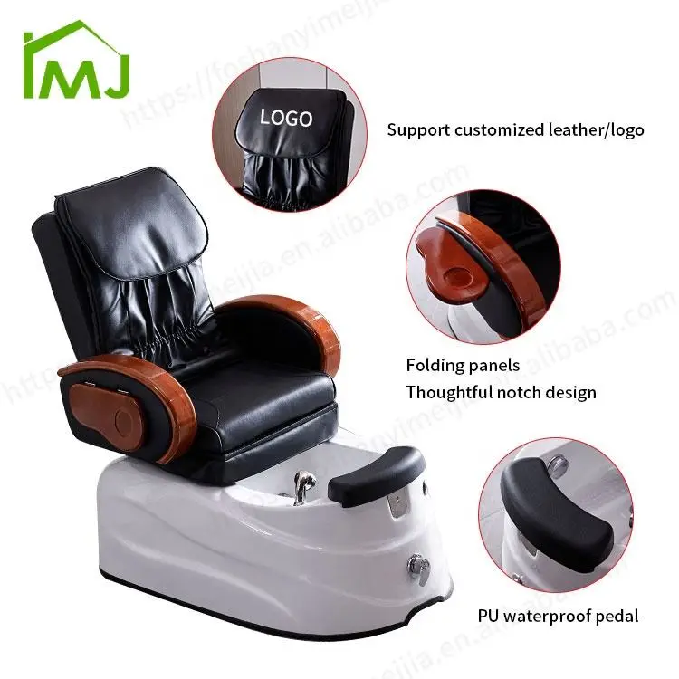 Modern Beauty Salon Electric Manicure Foot Spa Massage Pedicure Chair — image 6