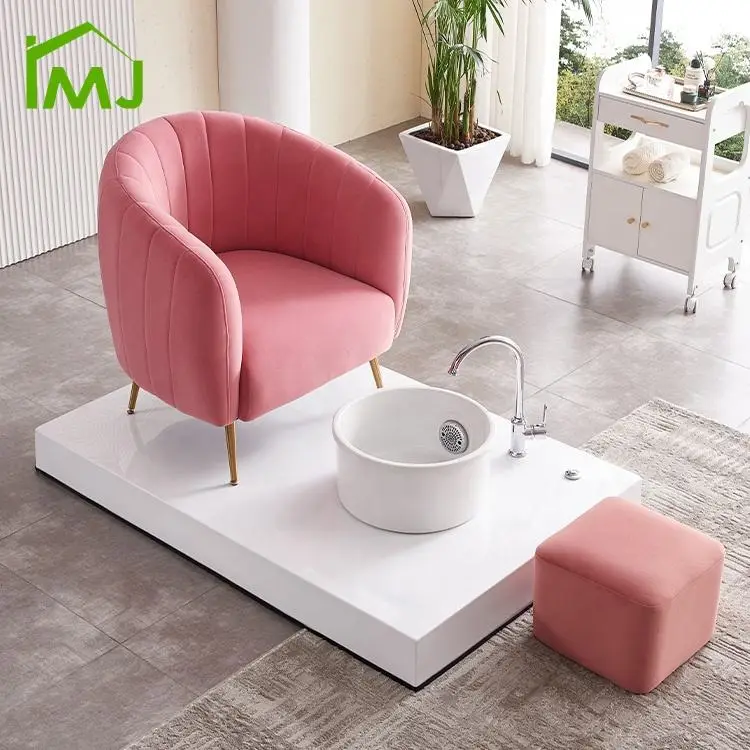 Factory Custom Nail Salon Furniture Foot Bath Manicure Pedicure Spa Chair — view 1