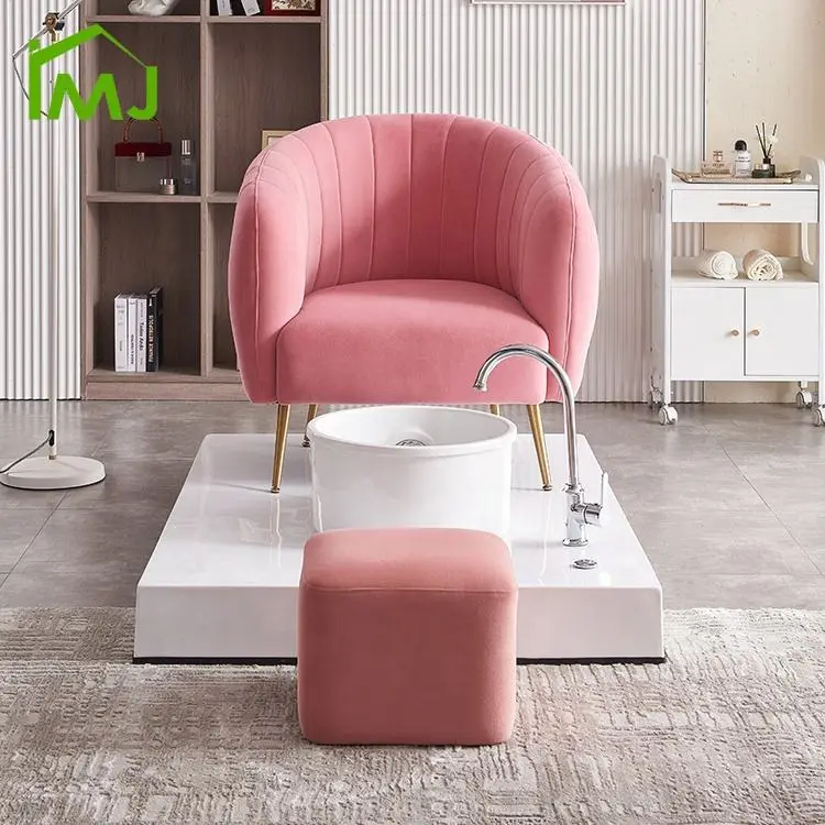 Factory Custom Nail Salon Furniture Foot Bath Manicure Pedicure Spa Chair — image 4
