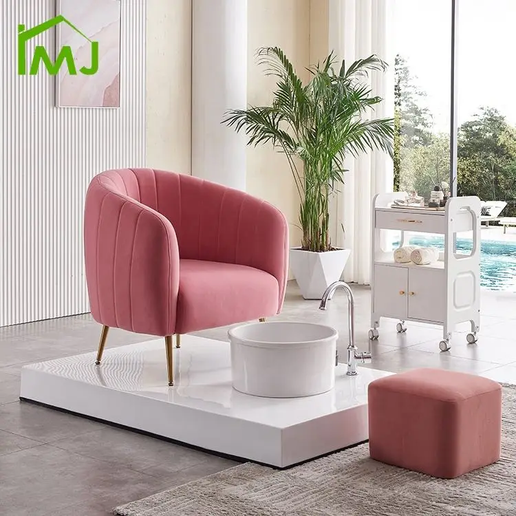 Factory Custom Nail Salon Furniture Foot Bath Manicure Pedicure Spa Chair — image 6