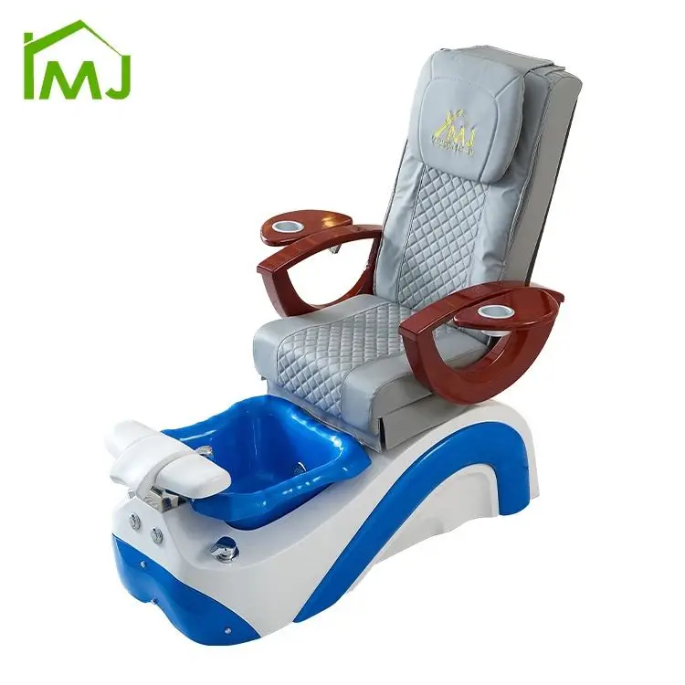 Nail Salon Furniture Manicure Electric Reclining Foot Spa Massage Pedicure Chair — view 1