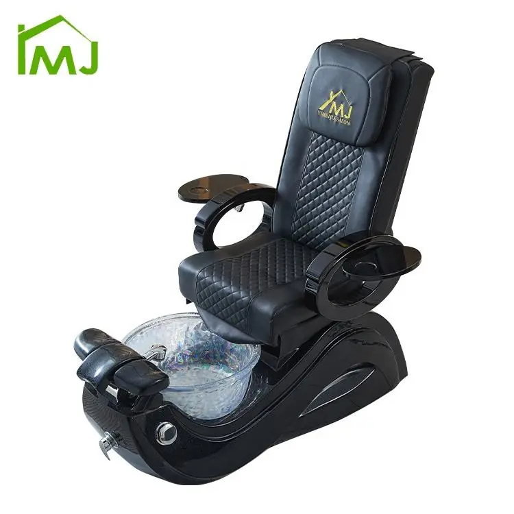 Modern Nail Salon Multifunction Reclining Foot Spa Manicure Pedicure Massage Chair — view 1