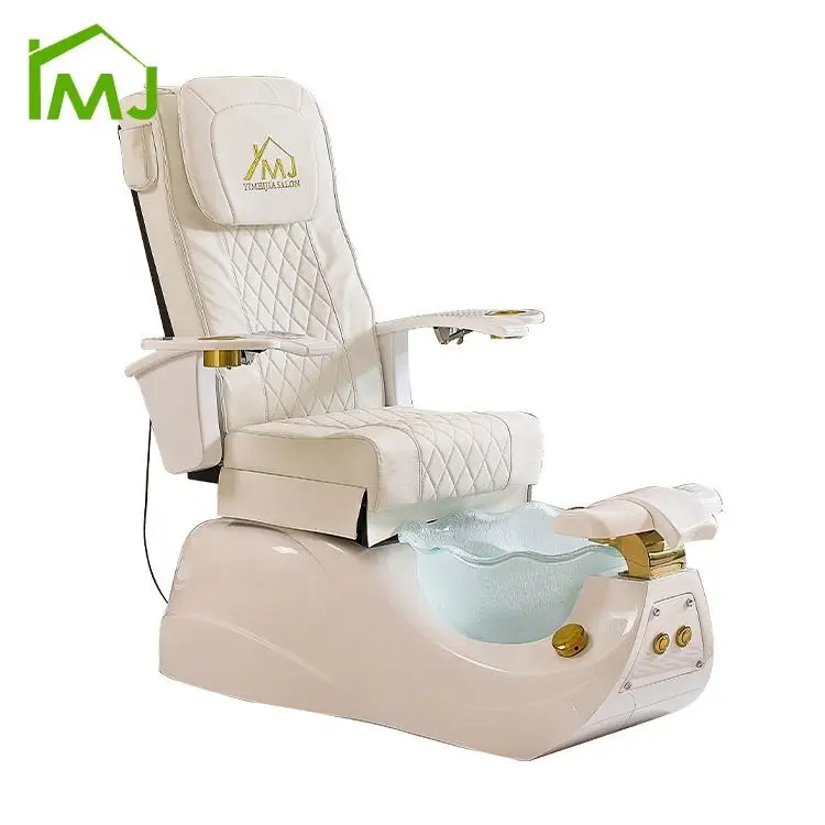 Modern Nail Salon Manicure Electric Reclining Massage Foot Spa Pedicure Chair — view 1