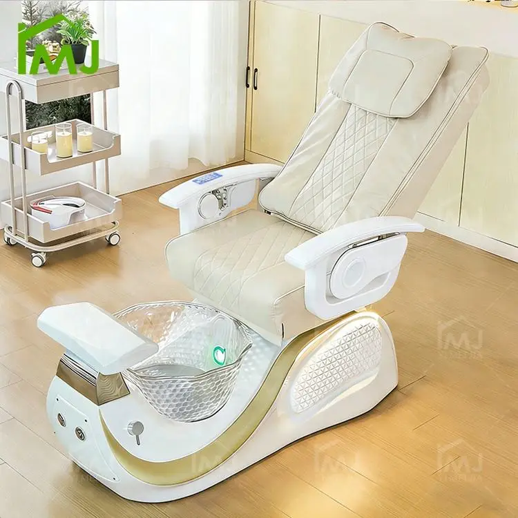 Luxury Nail Salon Foot Care Manicure Foot Spa Electric Massage Pedicure Chair — image 4