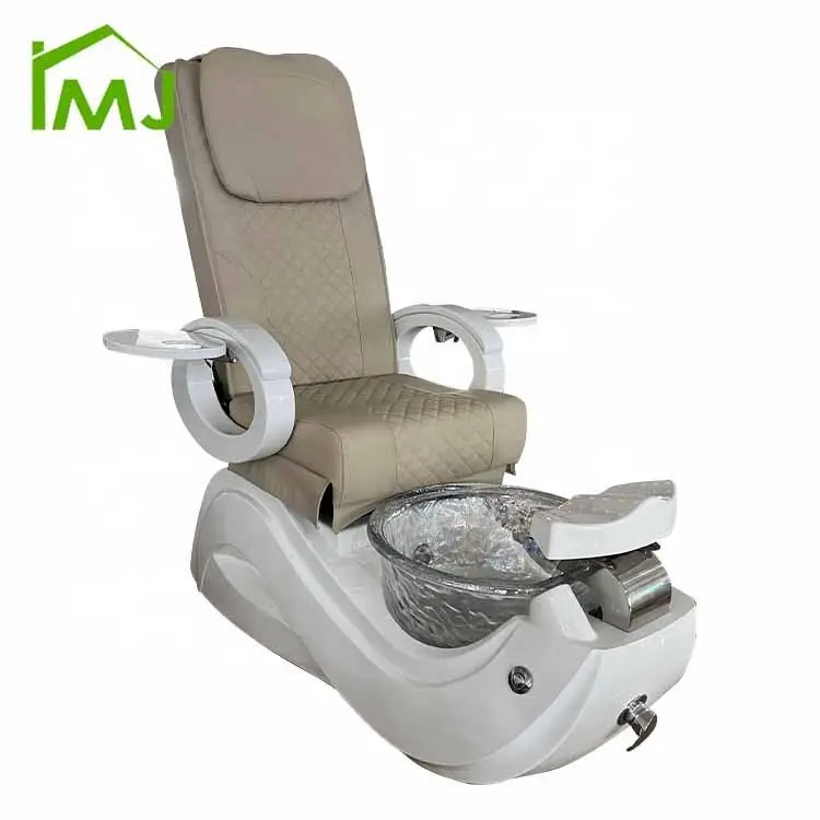 Nail Salon Foot Bath Manicure Throne Electric Reclining Massage Pedicure Spa Chair — view 1