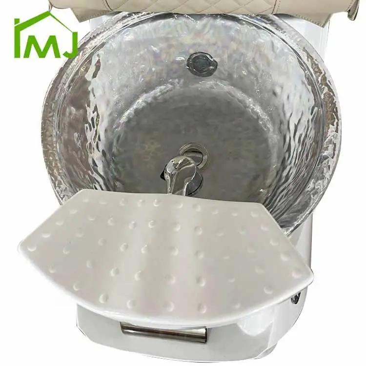 Nail Salon Foot Bath Manicure Throne Electric Reclining Massage Pedicure Spa Chair — image 6