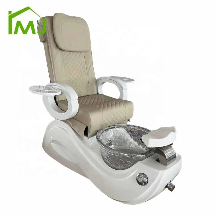 Nail Salon Foot Bath Manicure Throne Electric Reclining Massage Pedicure Spa Chair — image 7