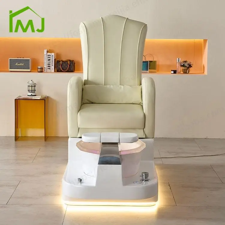 Nail Salon Multifunction Manicure Adjustable Recline Foot Spa Massage Pedicure Chair — image 3