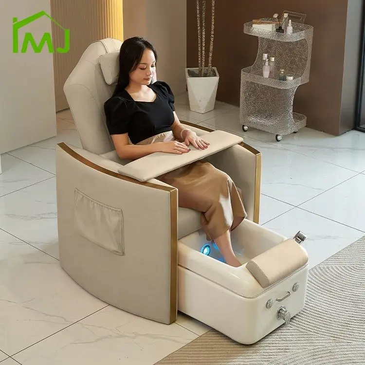 Nail Salon Furniture Foot Bathing Manicure Adjustment Backward Massage Pedicure Spa Chairs — view 1