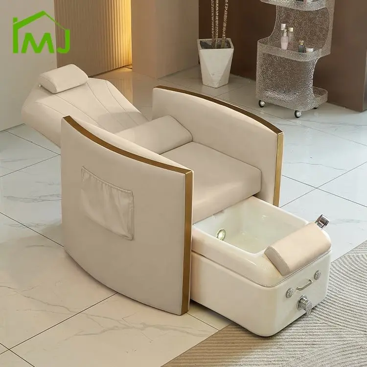 Nail Salon Furniture Foot Bathing Manicure Adjustment Backward Massage Pedicure Spa Chairs — image 4