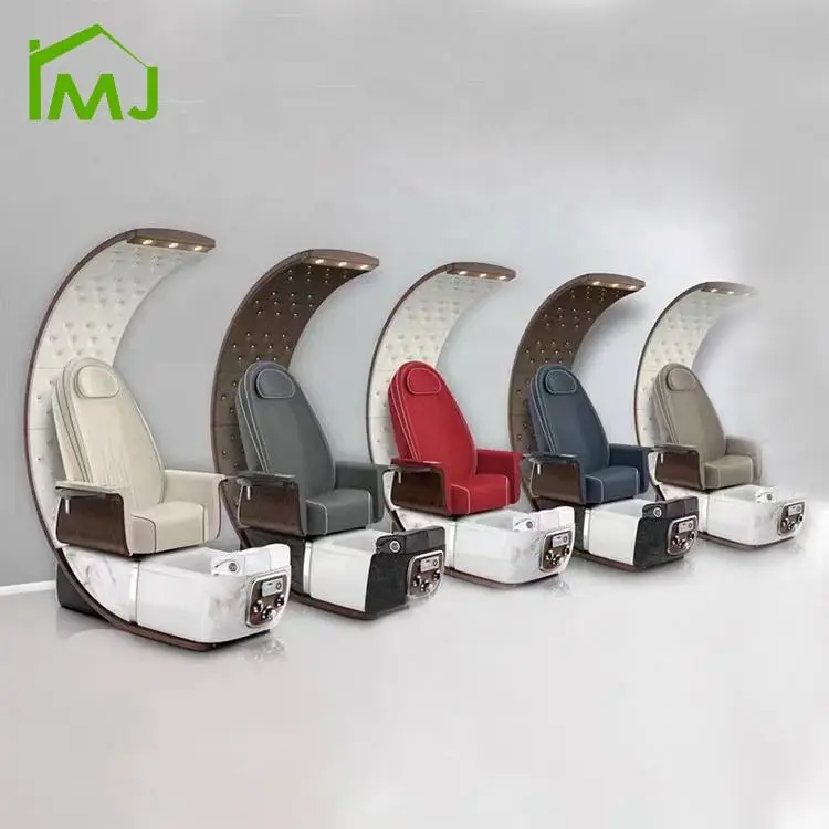 Luxury Comfortable Nail Salon Furniture Manicure Massage Foot Spa Pedicure Chair — view 1