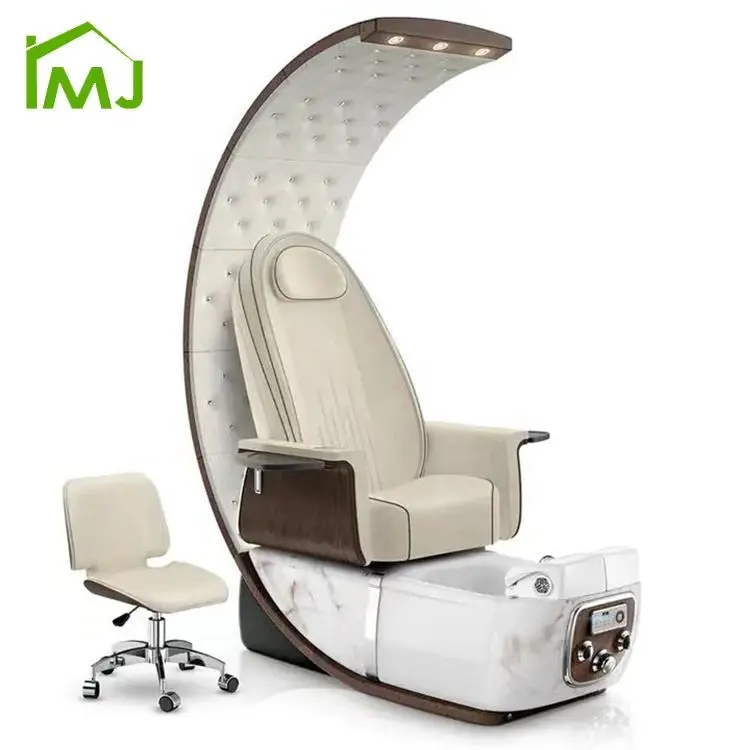 Luxury Comfortable Nail Salon Furniture Manicure Massage Foot Spa Pedicure Chair — image 3