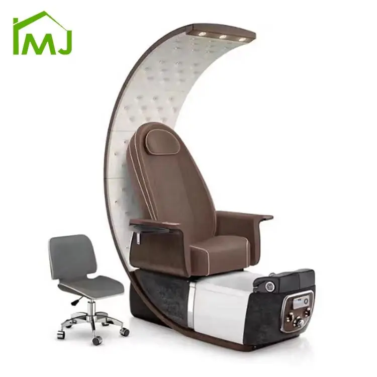 Luxury Comfortable Nail Salon Furniture Manicure Massage Foot Spa Pedicure Chair — image 5