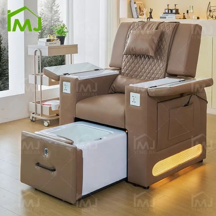 Nail Salon Furniture Electric Massage Manicure Pipeless Foot Spa Pedicure Station Chairs — image 3