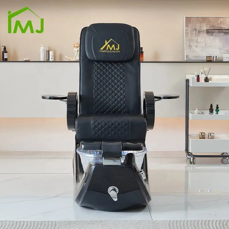 Luxury Multifunction Nail Salon Manicure Foot Spa Massage Pedicure Chairs — image 3