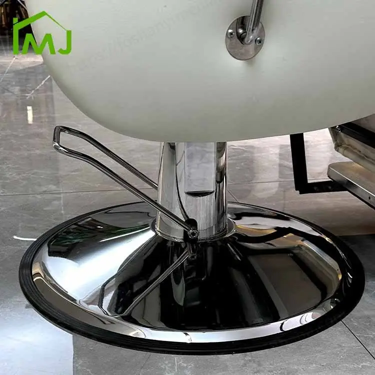 Modern Barbershop Salon Remote Control Adjustment Reclining Rotating Barber Chair — view 5