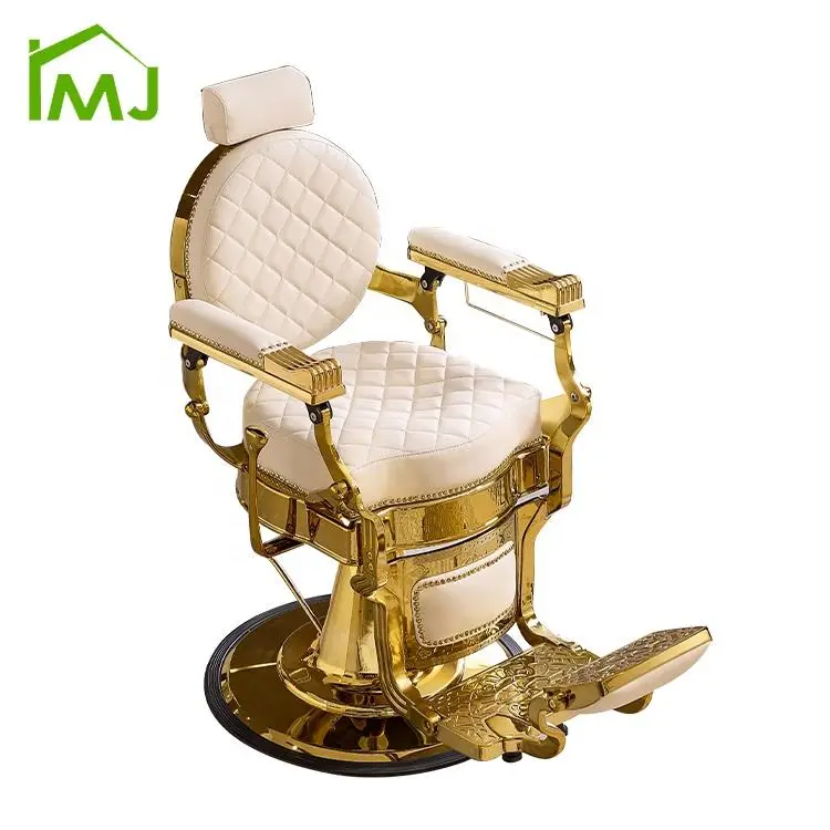 Hair Salon Furniture Vintage Barber Chair Hairdressing Hydraulic Recliner Heavy Duty Barber Chair — image 7