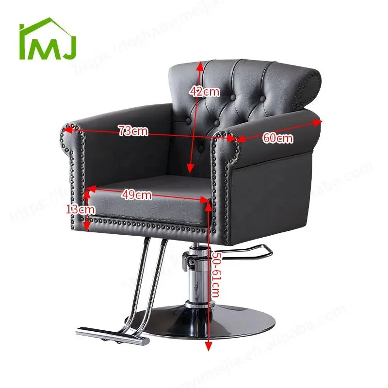 Barber Shop Professional Hydraulic Modern Hair Salon Furniture Barber Chair — image 7