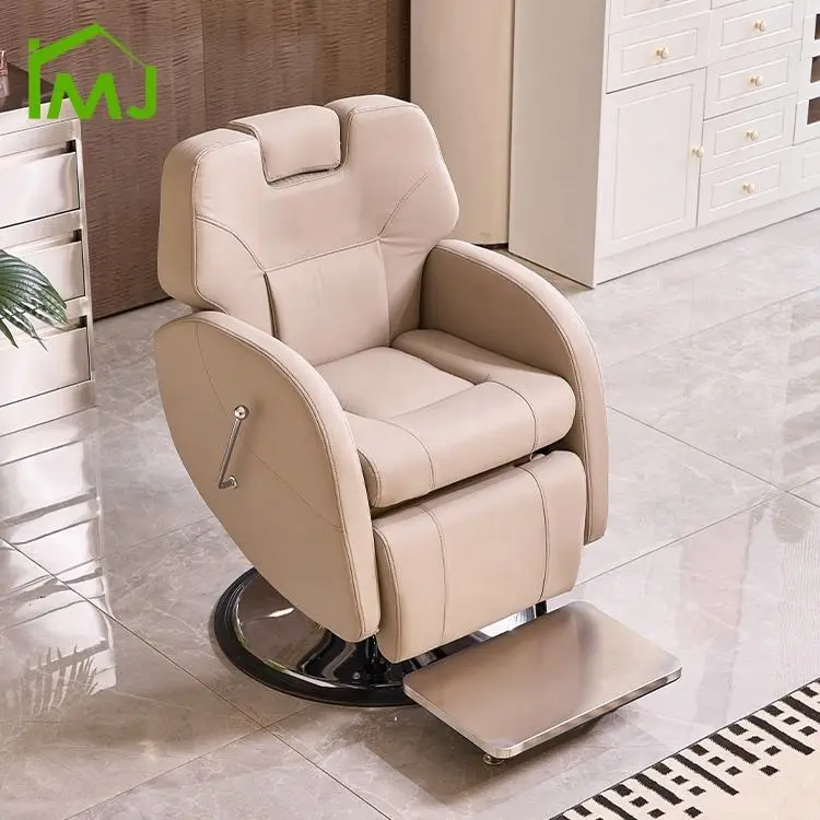 Barber Shop Reclining Swivel Hairdressing Chair Hydraulic Heavy Duty Barber Chair — view 1