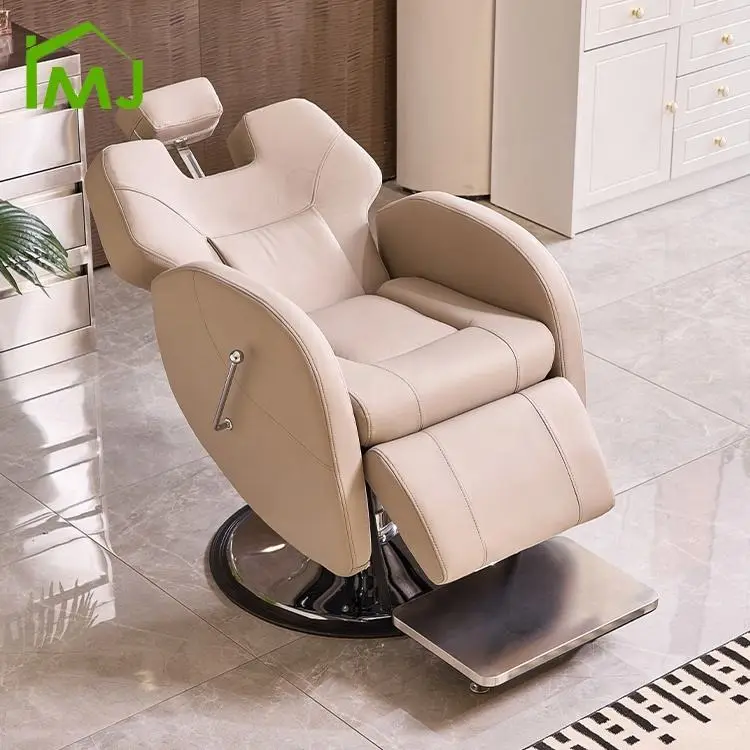 Barber Shop Reclining Swivel Hairdressing Chair Hydraulic Heavy Duty Barber Chair — image 4
