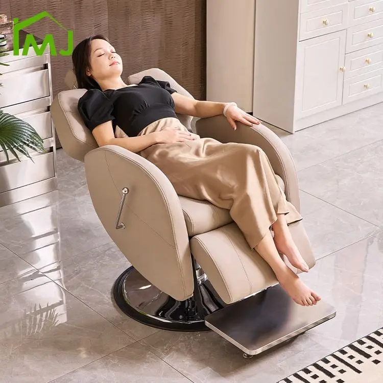 Barber Shop Reclining Swivel Hairdressing Chair Hydraulic Heavy Duty Barber Chair — image 5