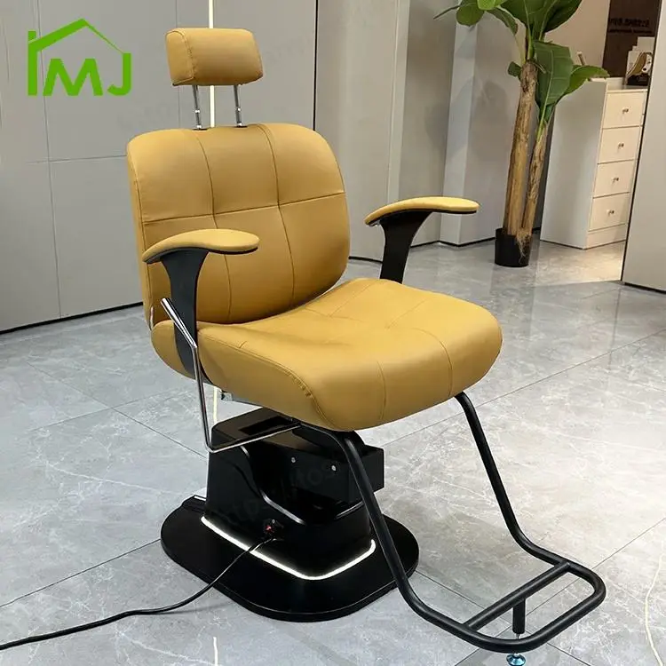Barbershop Electric Reclining Hairdressing Salon Chairs Hydraulic Barber Chair — view 1