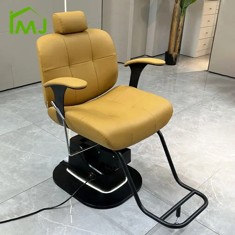 Barbershop Electric Reclining Hairdressing Salon Chairs Hydraulic Barber Chair — image 4